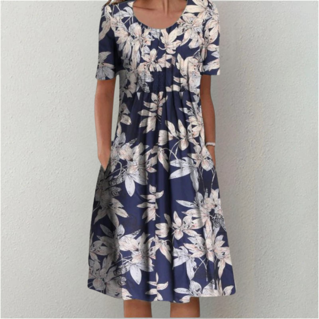 Chic Floral Dress for day-to-night dressing