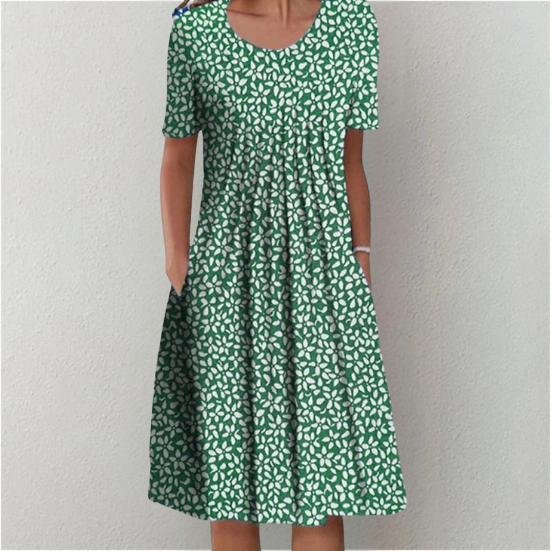 Chic Floral Dress for day-to-night dressing