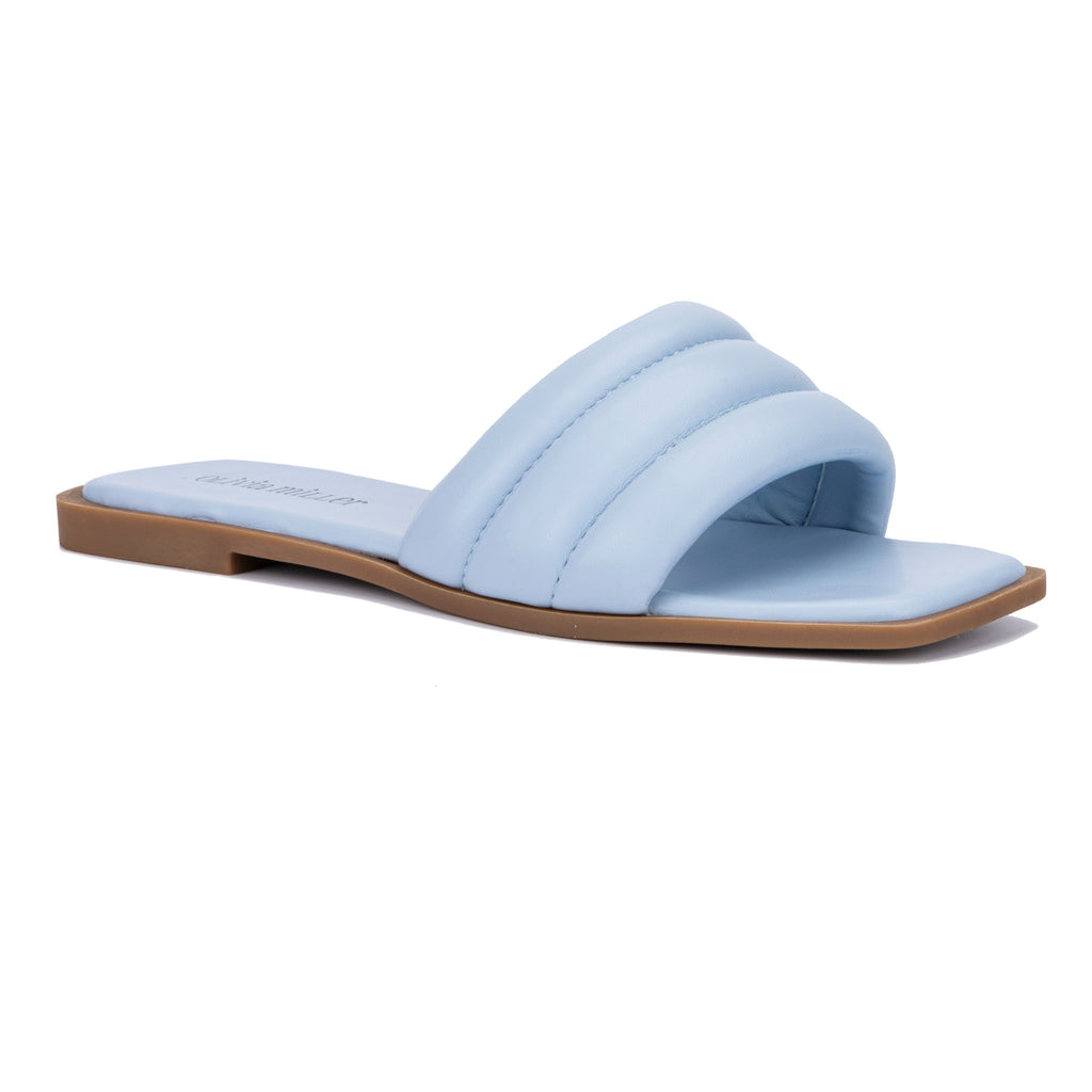 Women's Slip-On Flat Sandals with Cushioned Sole for All-Day Comfort