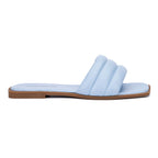 Women's Slip-On Flat Sandals with Cushioned Sole for All-Day Comfort