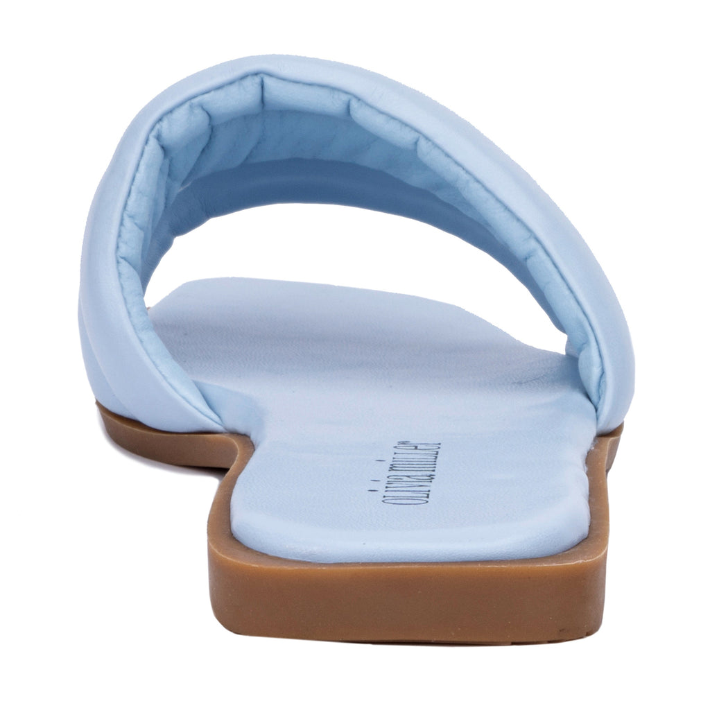 Women's Slip-On Flat Sandals with Cushioned Sole for All-Day Comfort