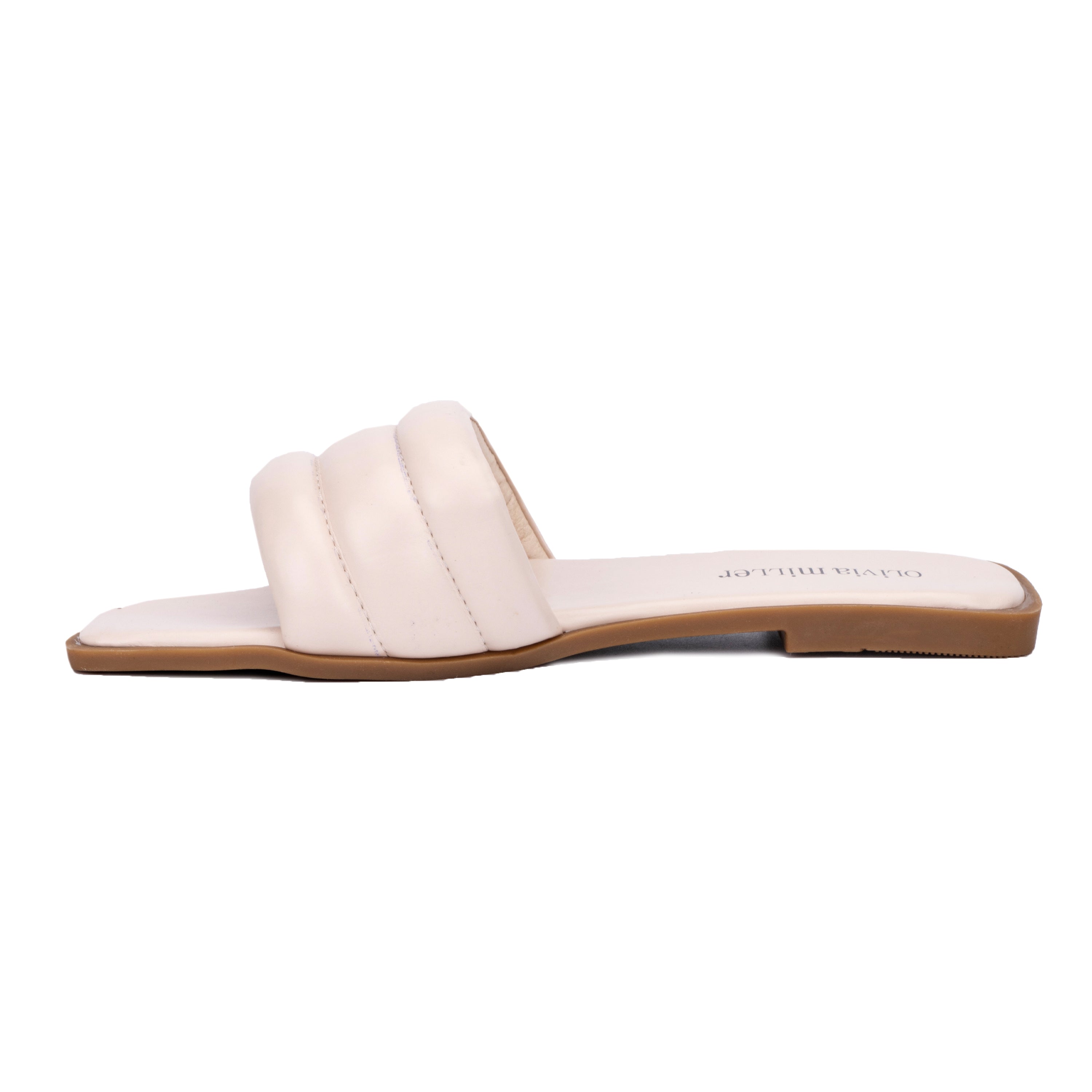 Women's Slip-On Flat Sandals with Cushioned Sole for All-Day Comfort