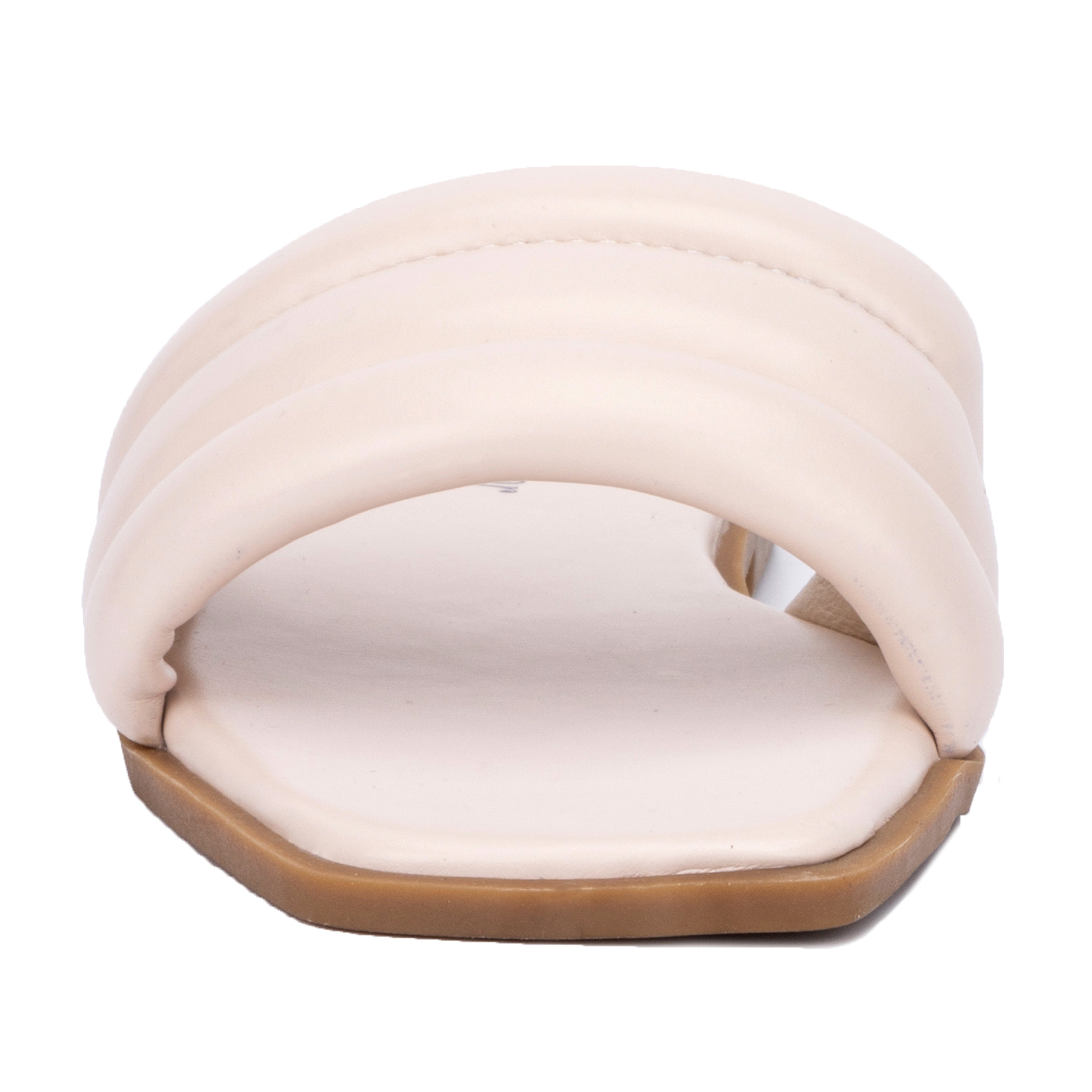 Women's Slip-On Flat Sandals with Cushioned Sole for All-Day Comfort
