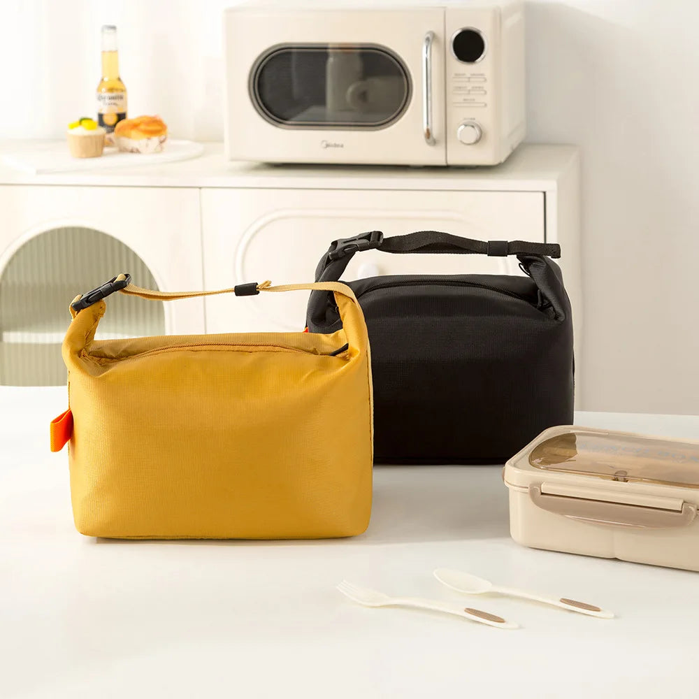 Insulated Bento Bag | Aluminium Foil Lining for Temperature Control | Stylish Portable Design for Lunches and Picnics