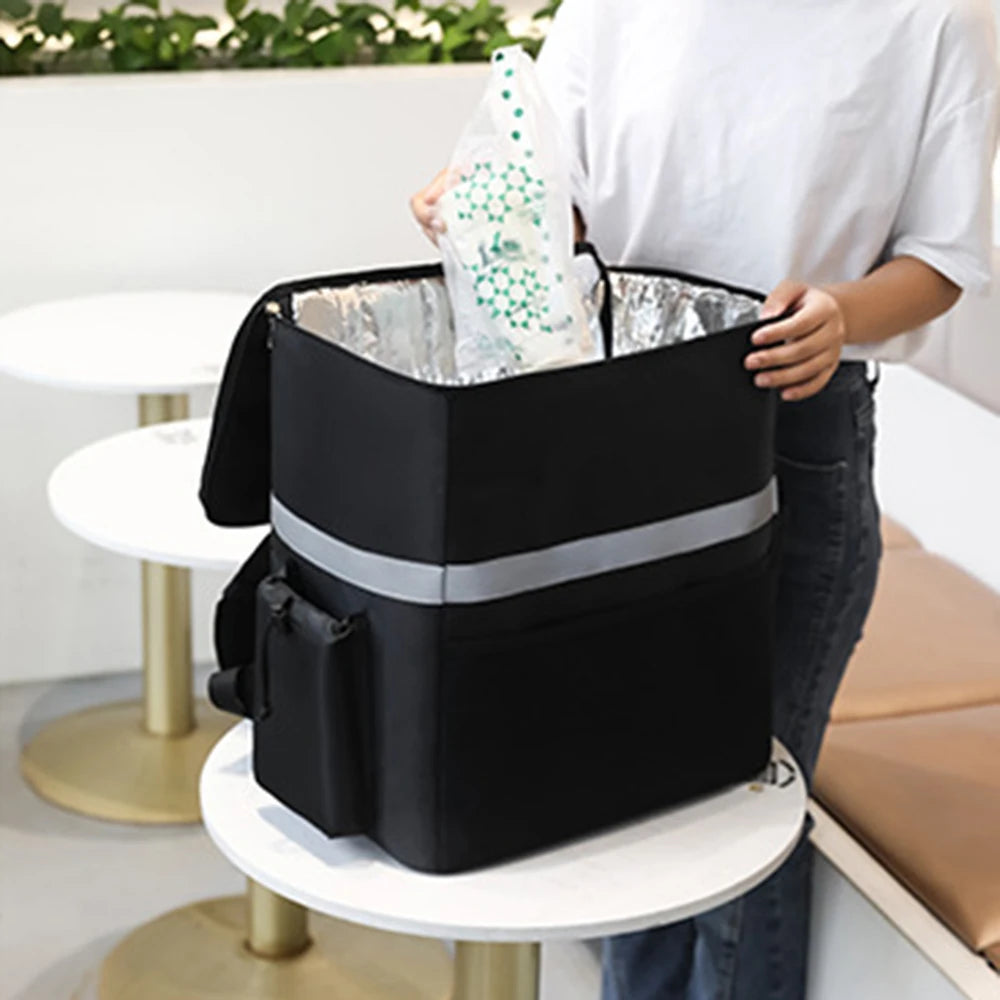Insulated Food Delivery Backpack | 30L Thermal Carrier with Comfortable Straps | Perfect for Efficient Delivery