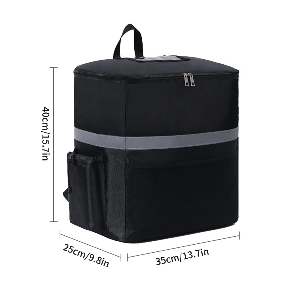 Insulated Food Delivery Backpack | 30L Thermal Carrier with Comfortable Straps | Perfect for Efficient Delivery