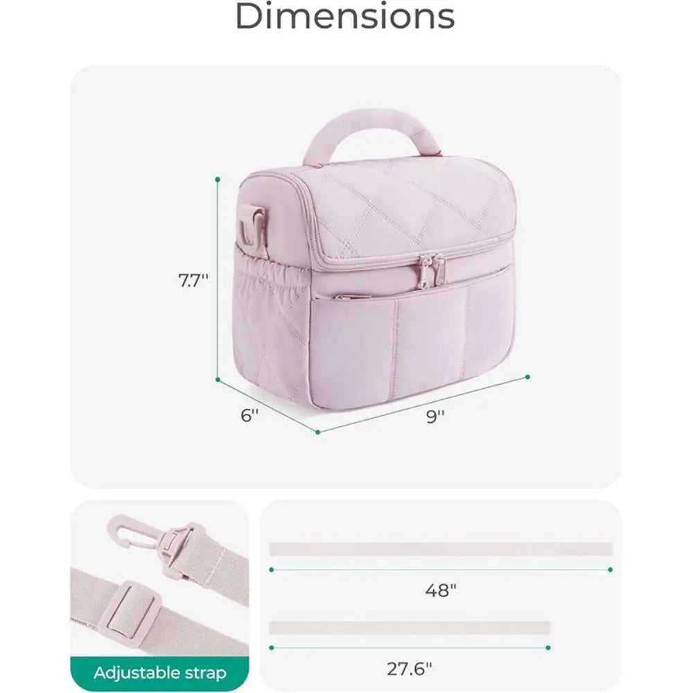 Insulated Lunch Bag | Durable Nylon with Leakproof Design | Perfect for Meal Transport