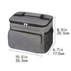 Insulated Lunch Bag with Adjustable Shoulder Strap | Spacious Design for All-Day Freshness