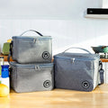 Insulated Lunch Bag with Adjustable Strap & Waterproof Design for Food Preservation