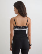 Women's Chiffon Fashion Top in Black for Everyday Wear