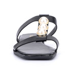 Women's Slip-On Flat Sandals with Cushioned Sole for All-Day Comfort