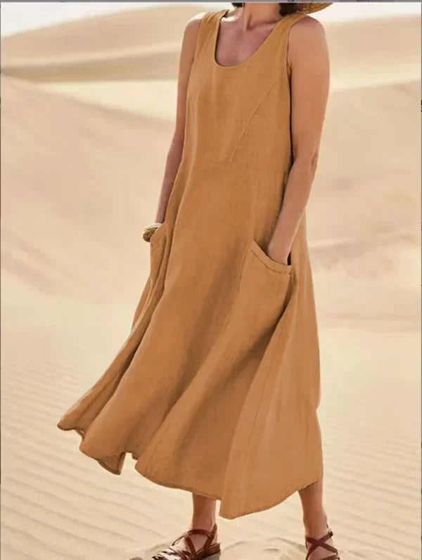 Casual Classic Dress | Sleeveless & Flowy