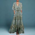 Floral Print Long Dress | Flowing Cut for day-to-night transitions
