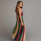 Sleeveless Minimalist Maxi Dress for parties and evening events