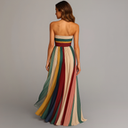 Sleeveless Minimalist Maxi Dress for parties and evening events