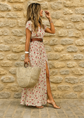 Sleeveless Boho Print Maxi Dress for festivals and outdoor days