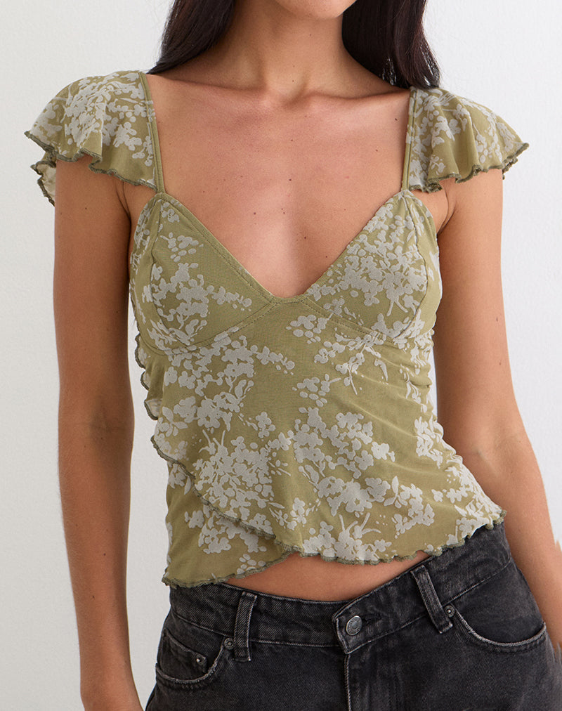 Women's Fashion Top in Oli Flattering Fit for Everyday Wear