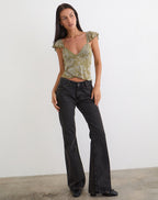Women's Fashion Top in Oli Flattering Fit for Everyday Wear