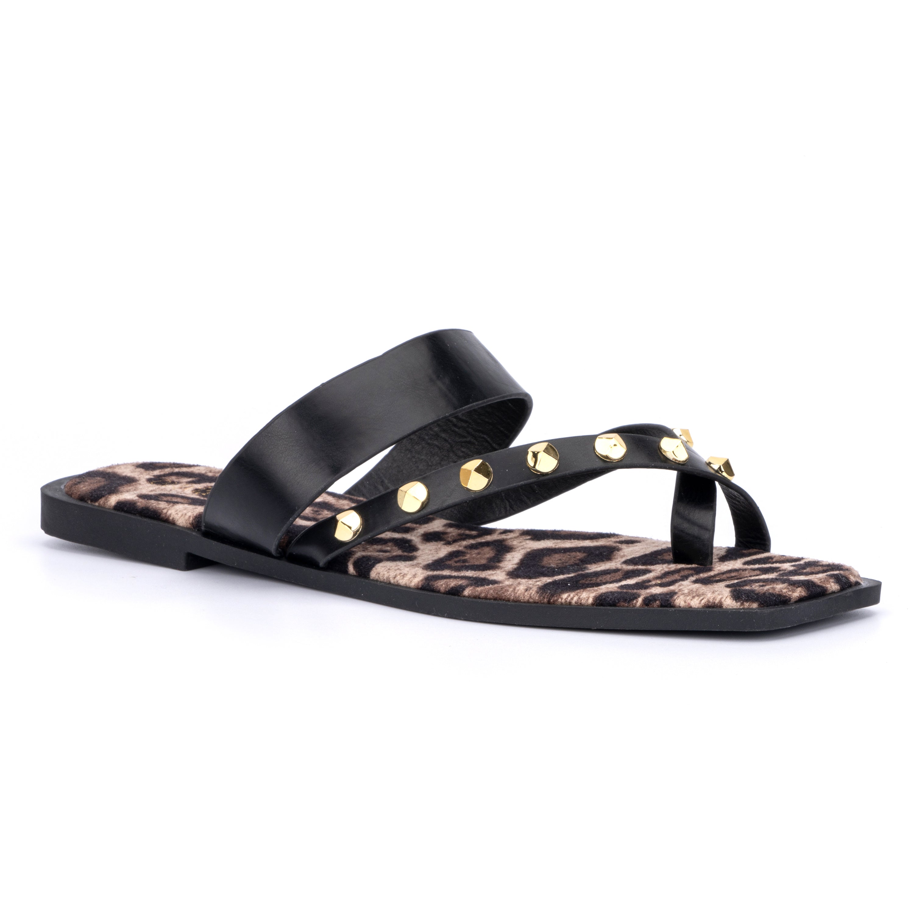 Women's Slip-On Flat Sandals with Cushioned Sole for All-Day Comfort