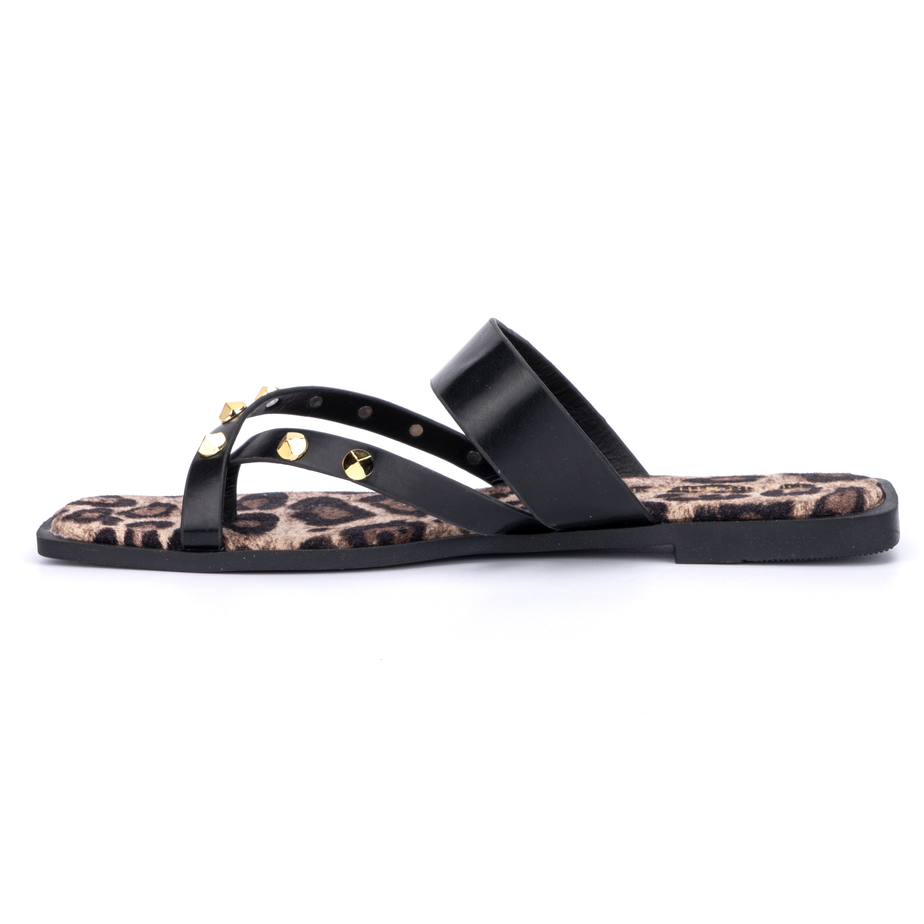 Women's Slip-On Flat Sandals with Cushioned Sole for All-Day Comfort