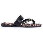 Women's Slip-On Flat Sandals with Cushioned Sole for All-Day Comfort