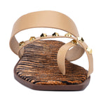 Women's Slip-On Flat Sandals with Cushioned Sole for All-Day Comfort