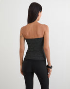 Women's Fashion Top in Black Flattering Fit for Everyday Wear
