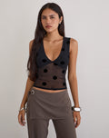 Women's Sheer Mesh Fashion Bodycon Top in Black for Everyday Wear