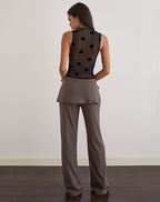 Women's Sheer Mesh Fashion Bodycon Top in Black for Everyday Wear