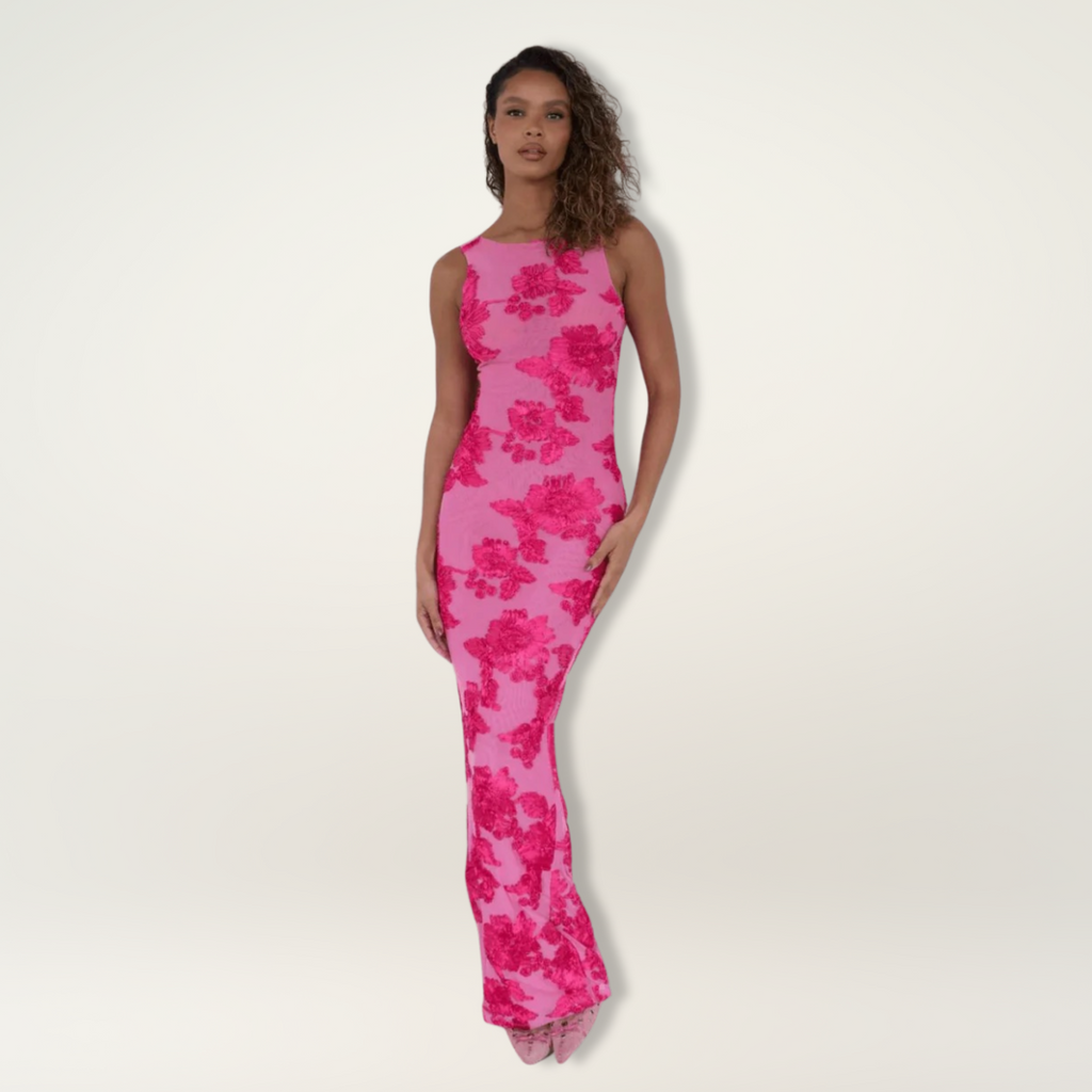 Floral Long Dress | Flowy Cut for any occasion