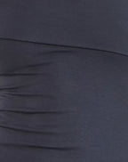 Women's Jersey Fashion Bodycon Top with Asymmetric Neckline for Everyday Wear