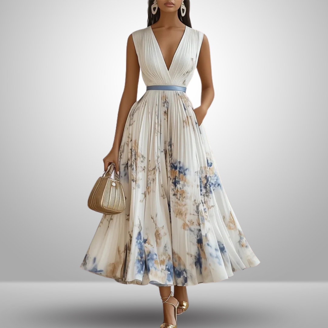 Summer Minimalist Maxi Dress with Breezy Silhouette