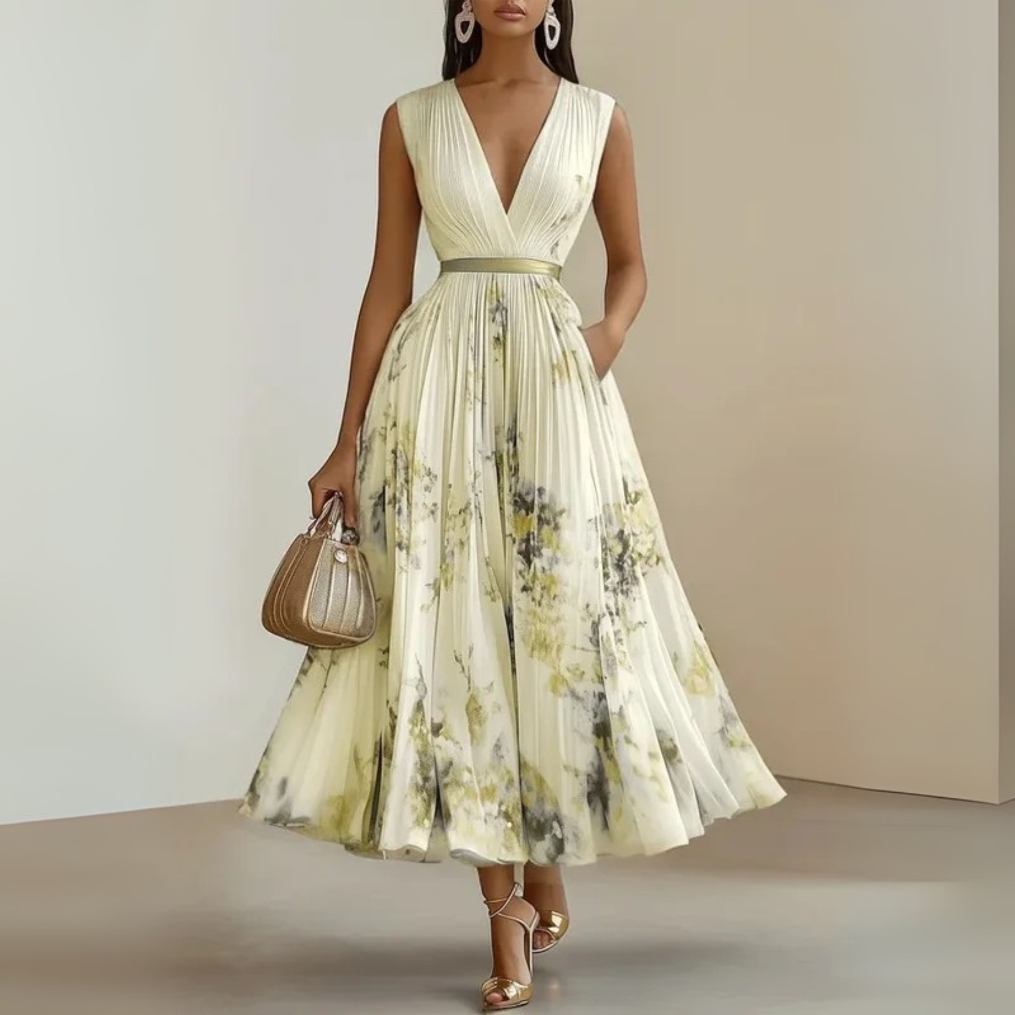 Summer Minimalist Maxi Dress with Breezy Silhouette