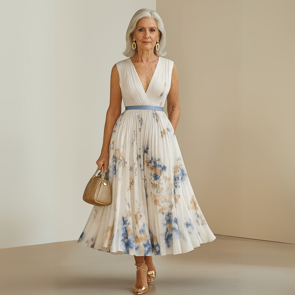 Summer Minimalist Maxi Dress with Breezy Silhouette