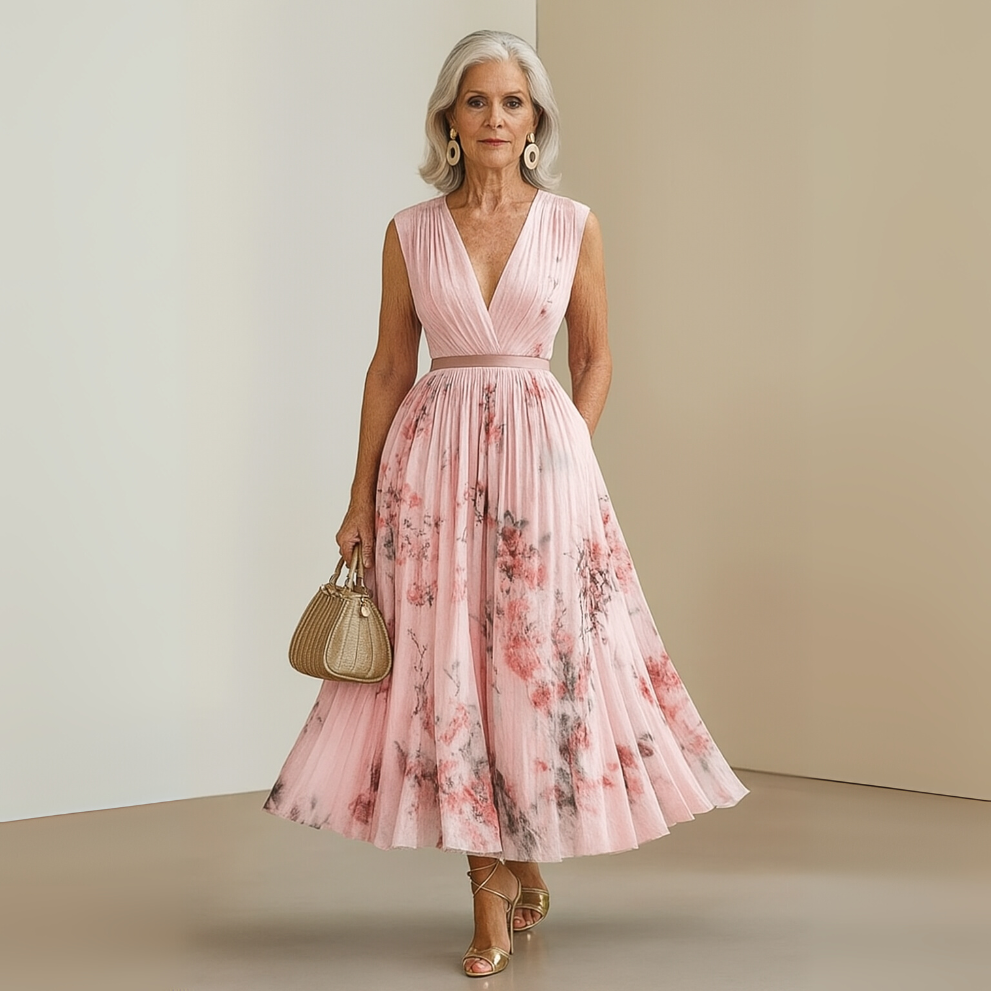 Summer Minimalist Maxi Dress with Breezy Silhouette