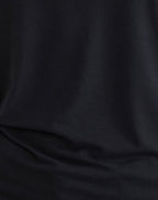 Women's Long Sleeve Top with Off-Shoulder in Black for Everyday Wear