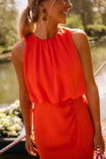 Minimalist Midi Dress | Flowy & Warm-Weather Style