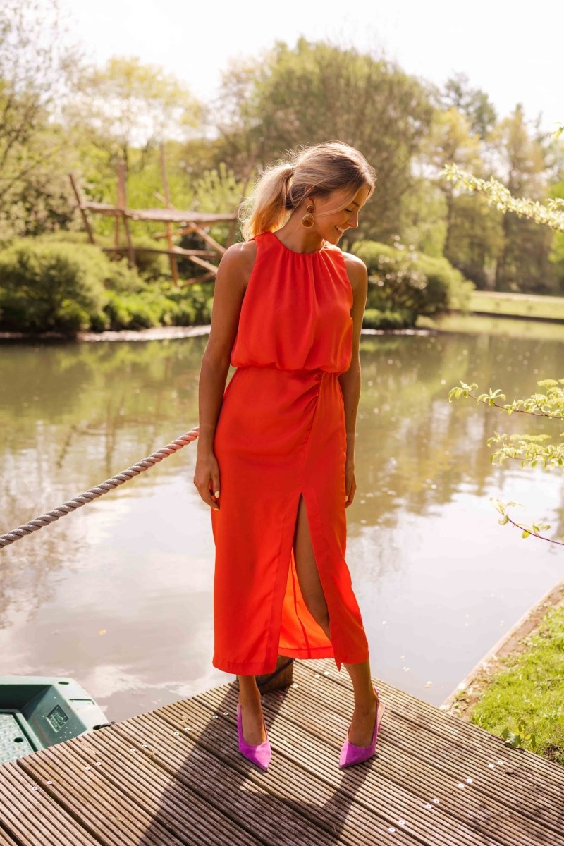 Minimalist Midi Dress | Flowy & Warm-Weather Style
