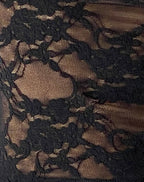 Women's Lace Fashion Top in Black for Everyday Wear