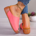 Women's Wedge Heel Sandals with Cushioned Sole for All-Day Comfort