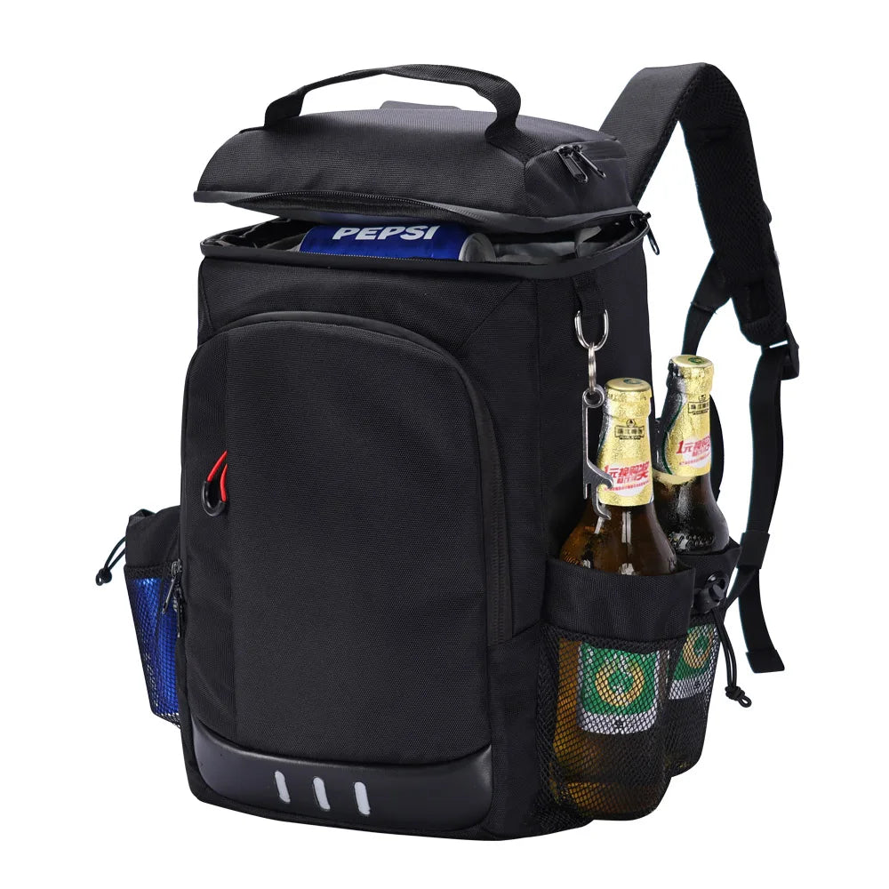 Outdoor Essentials | Insulated Backpack Cooler Bag with Ergonomic Design | Large Capacity for Food & Drinks
