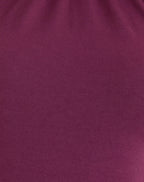 Women's Rayon Jersey Halterneck Bodycon Top in Purple for Everyday Wear