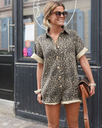 Women's Beach Safari Print Playsuit