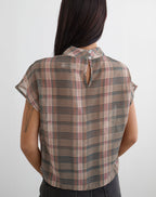 Women's Chiffon Fashion Top in Black for Everyday Wear