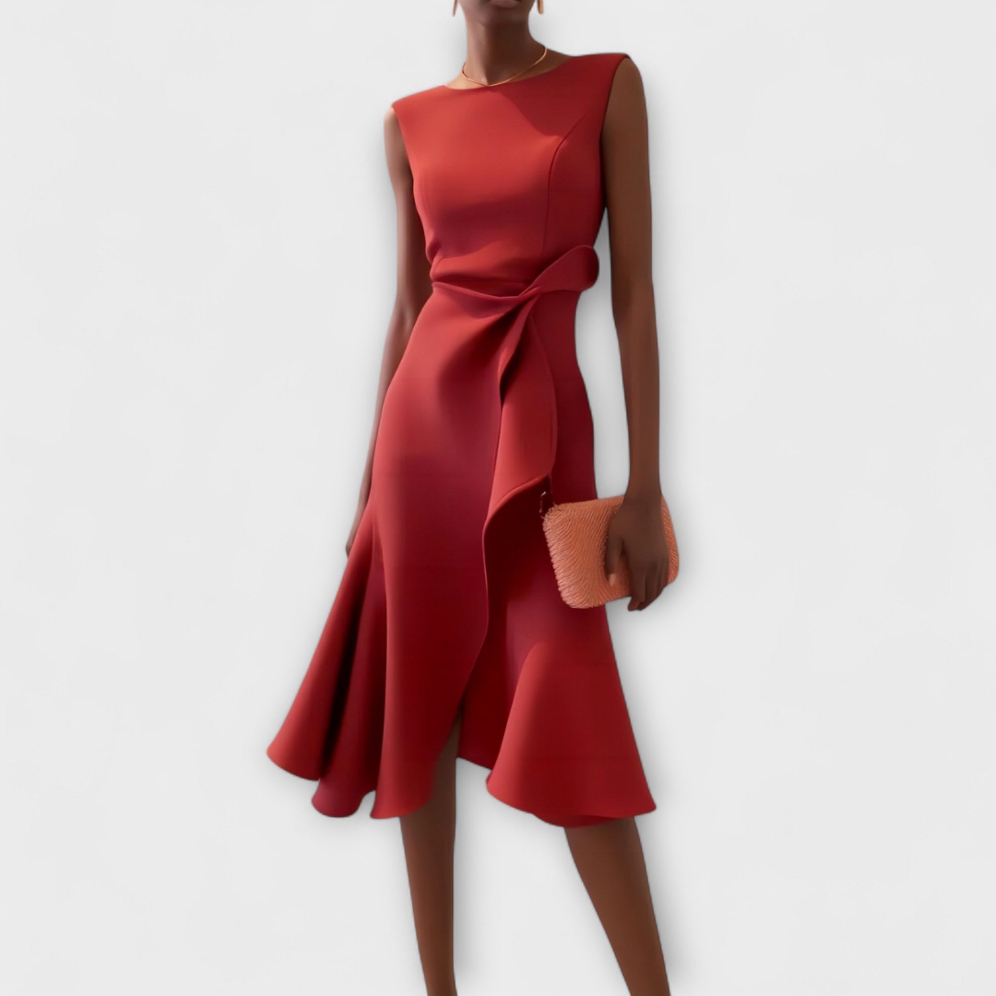 Sleeveless Classic Midi Dress | Day-to-Night