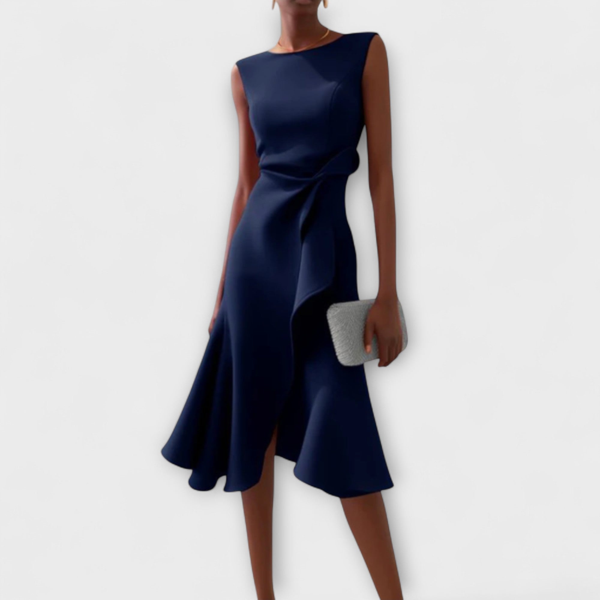 Sleeveless Classic Midi Dress | Day-to-Night