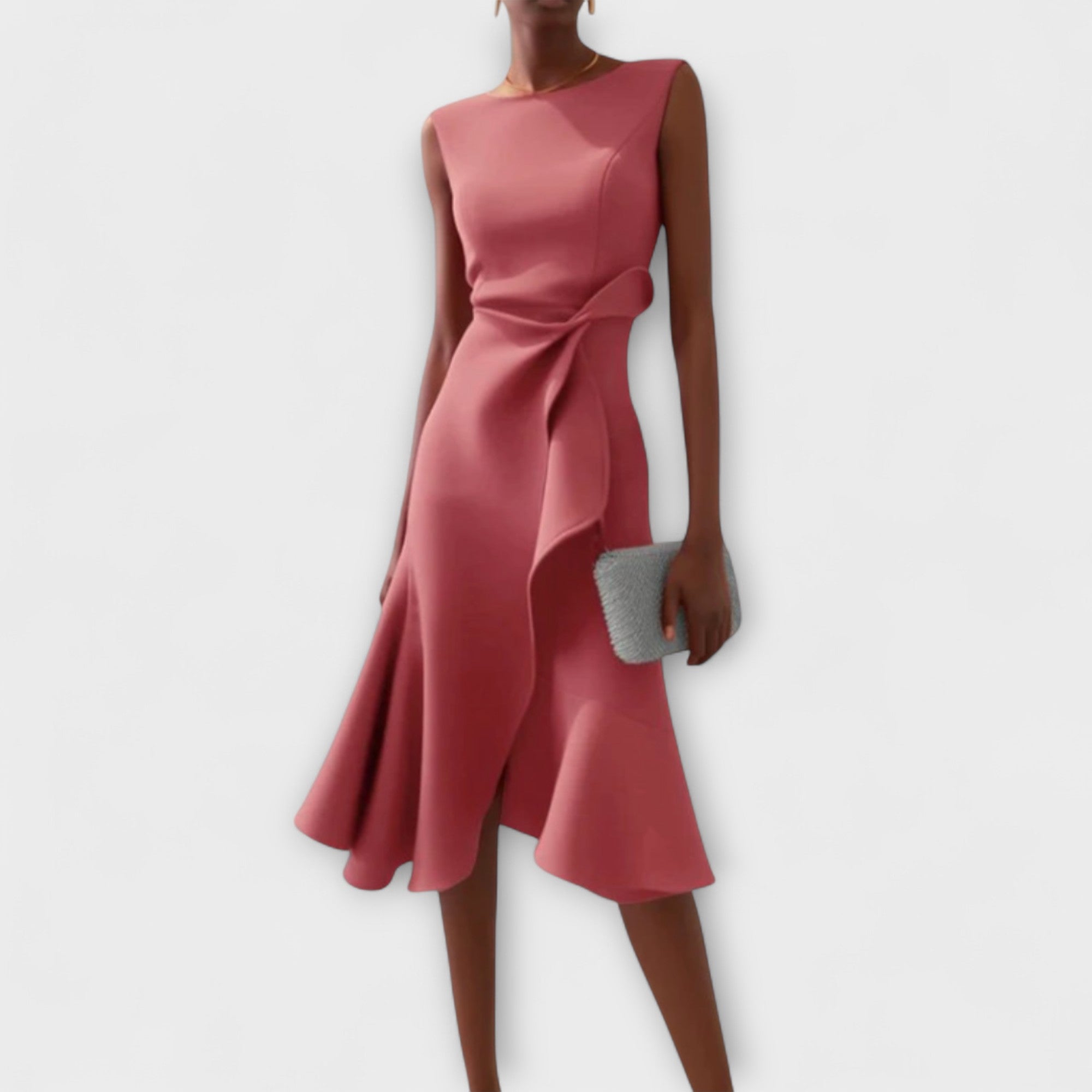 Sleeveless Classic Midi Dress | Day-to-Night