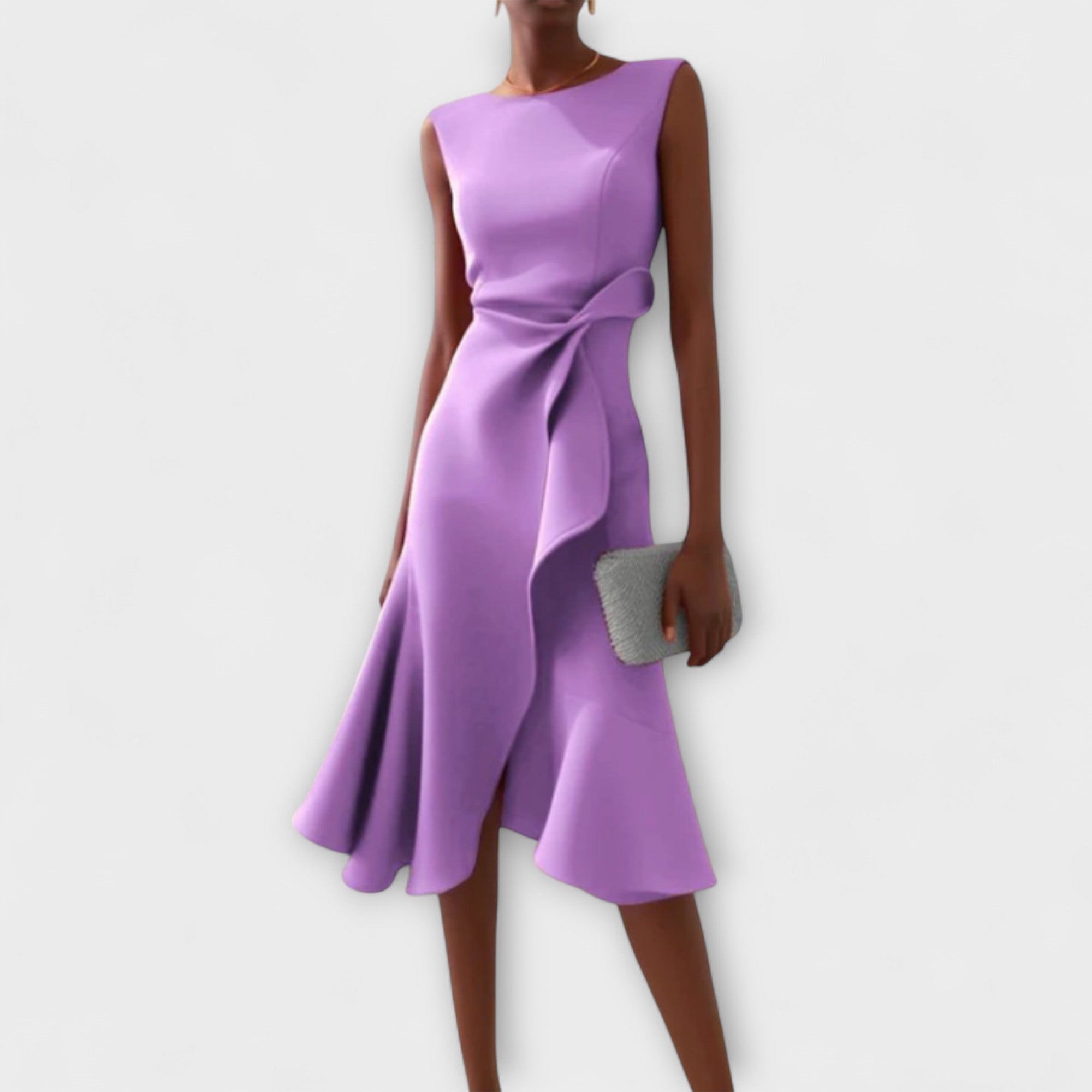Sleeveless Classic Midi Dress | Day-to-Night