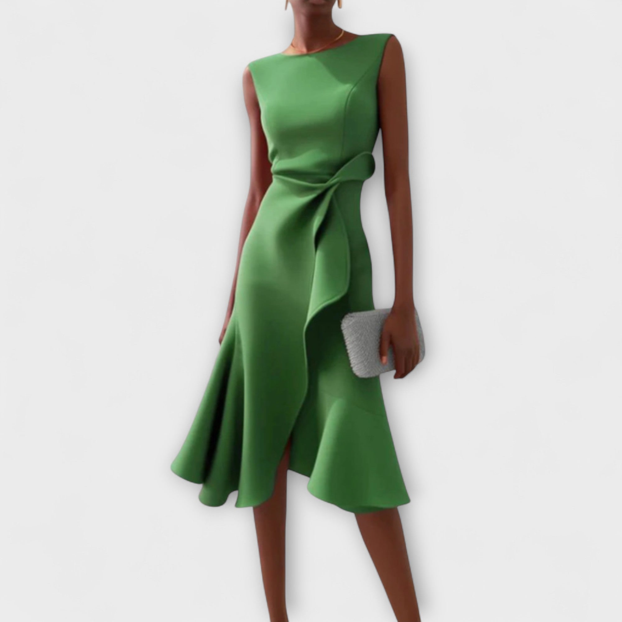 Sleeveless Classic Midi Dress | Day-to-Night