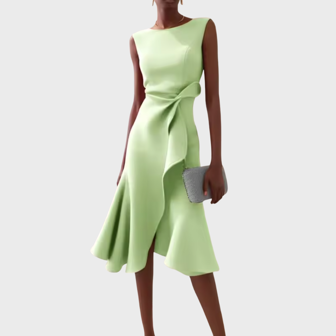Sleeveless Classic Midi Dress | Day-to-Night